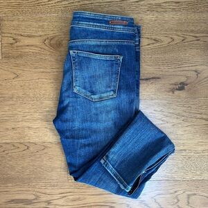 Pilcro and the Letterpress Anthropologie High Rise Skinny Ankle Cropped Jeans